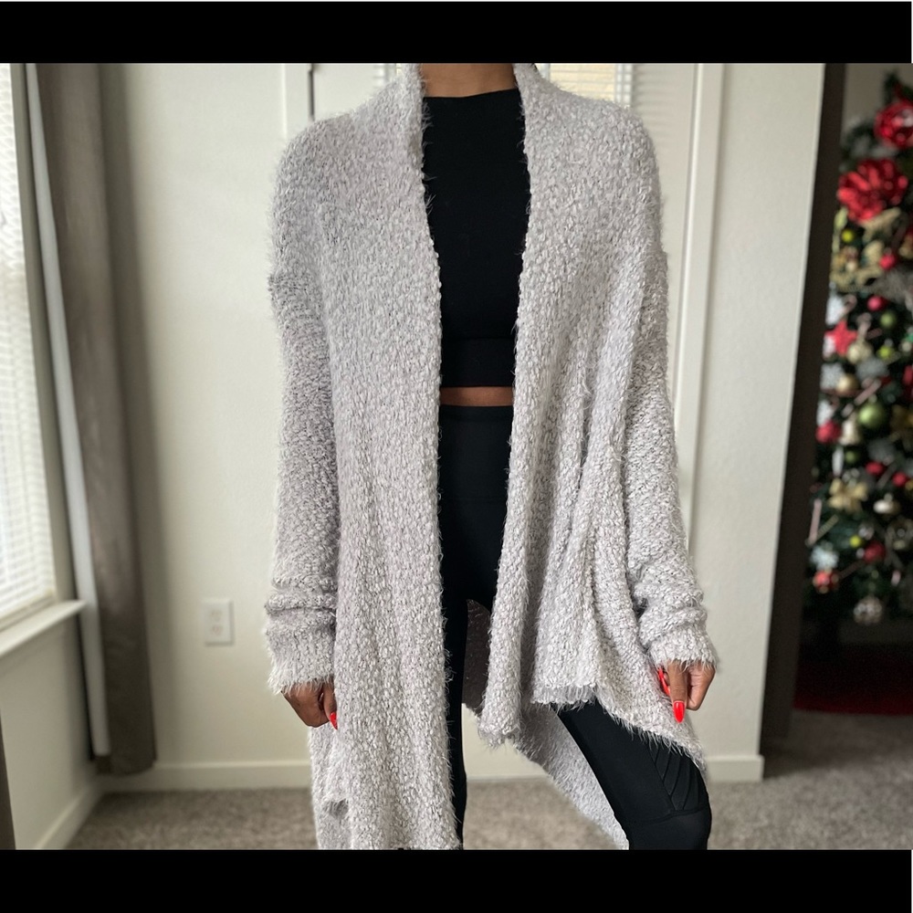 Vici Cardigan, Warm Material, Size S/M, Grey,